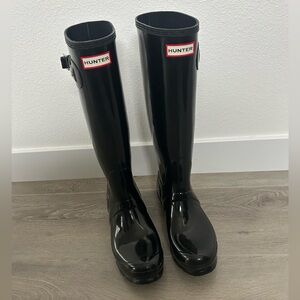 Tall Gloss Hunter Boots